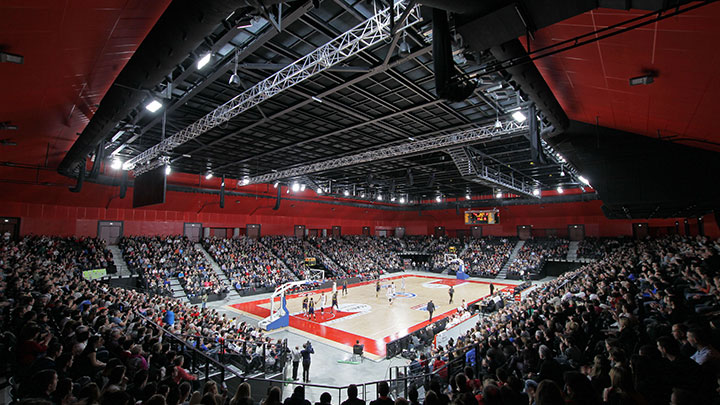LED-stadionbelysning uten flimmer