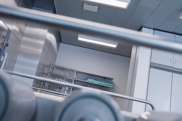 Ved Holbæk sykehus i Danmark brukes innfelt Philips-belysning for helsesektoren 