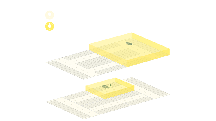 GreenParking parkeringshusbelysning fra Philips Lighting: konfigurer flere dimmesoner på parkeringsplassen ved hjelp av en fjernbetjening