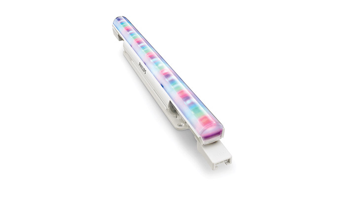Color Kinetics fra Philips Lighting skaper visuell interesse gjennom spennende butikkbelysning