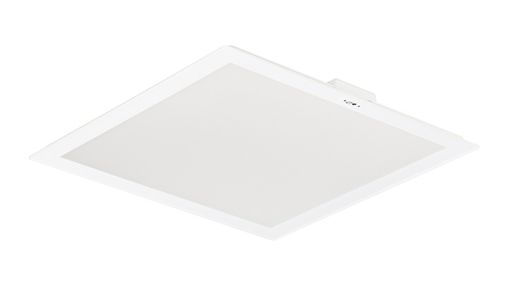 SlimBlend Square offers comfort-enhancing effects such as diffused lighting that blends into your ceiling architecture