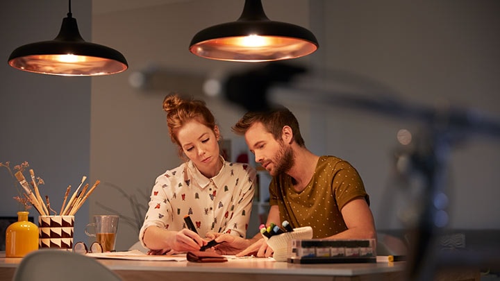 Moderne lysekroner for hjemmet, Philips Lighting LED
