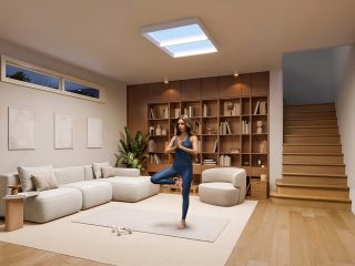 Philips Skylight forvandler hjemmekontoret ditt umiddelbart med en naturlig opplevelse av dagslys ​